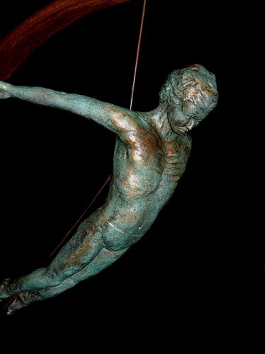 Flying man (detail)