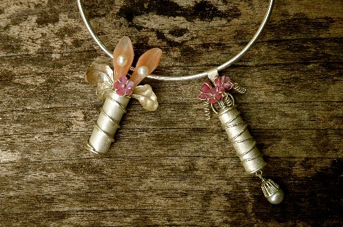 Two Bouquet pendants
