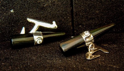 Obsidian cuffs
